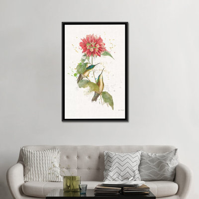 « Colorful Hummingbirds I », impression sur toile