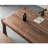 Modern simple rectangular solid wood table-109663268