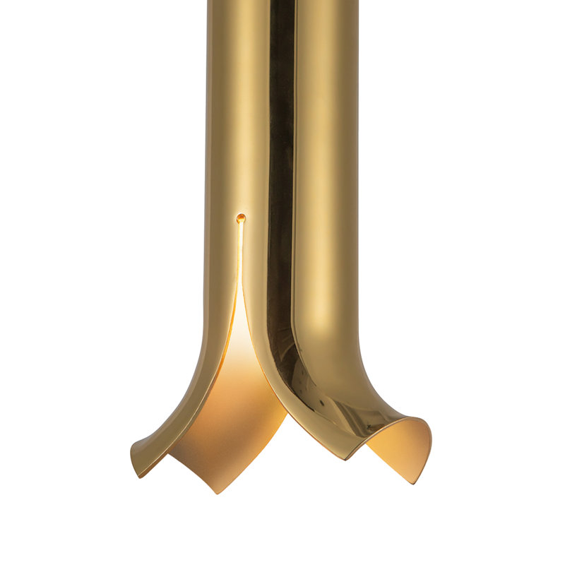 Husk 1 - Light LED Pendant, Brass, Gold