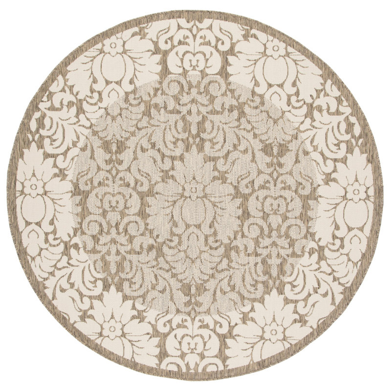 Strozier Performance Ikat Rug, Round 6'7"