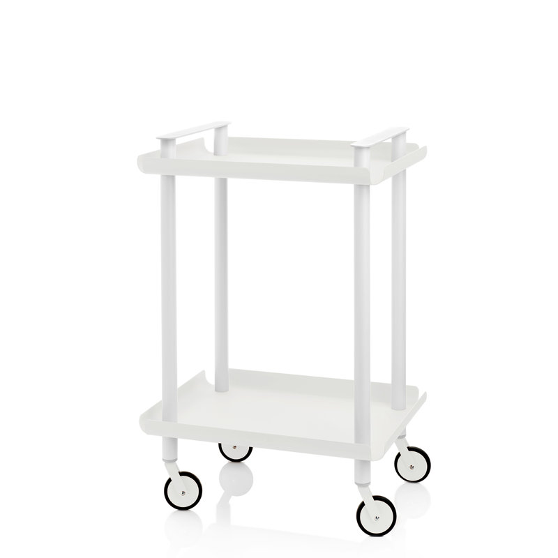 Zeigler Serving Cart, White, White