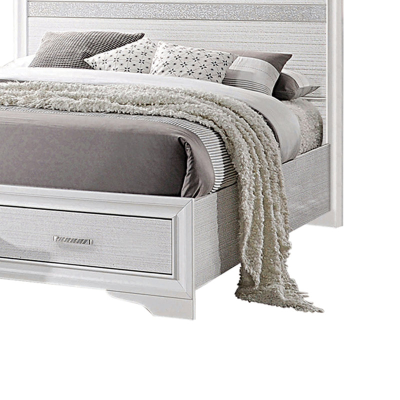 Mirola Solid Wood Platform Storage Bed, Queen