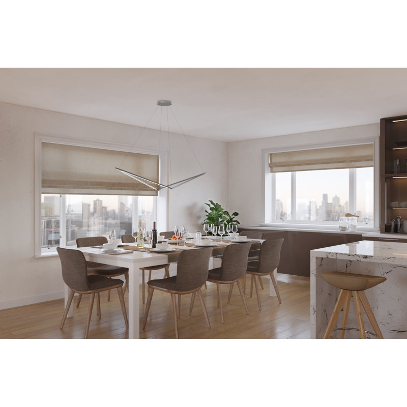 Z-Bar 1 - Light LED Pendant, Silver