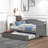Twin Wooden Daybed With Trundle Bed, Sofa Bed-862284313