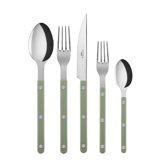 Bistrot Solid 5 - Piece Stainless Steel Flatware Set - Service for 1