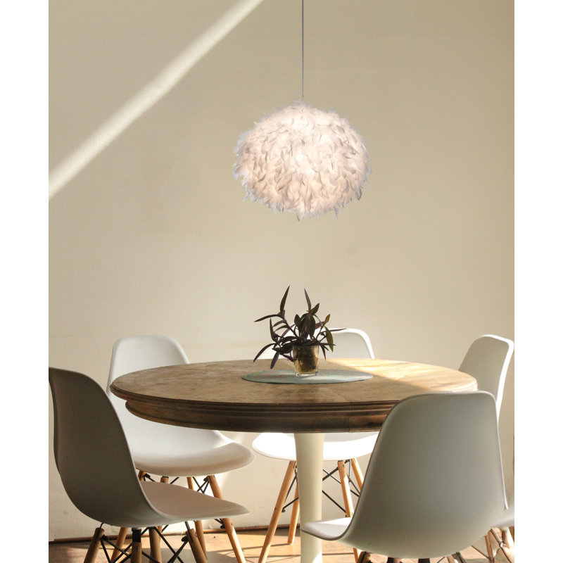 1 - Light White Geometric Pendant