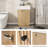 21.6" Single Bathroom Vanity With Ceramic Top
