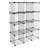 Mount-It! Wire Cube Storage Organizer - 12 Cubes