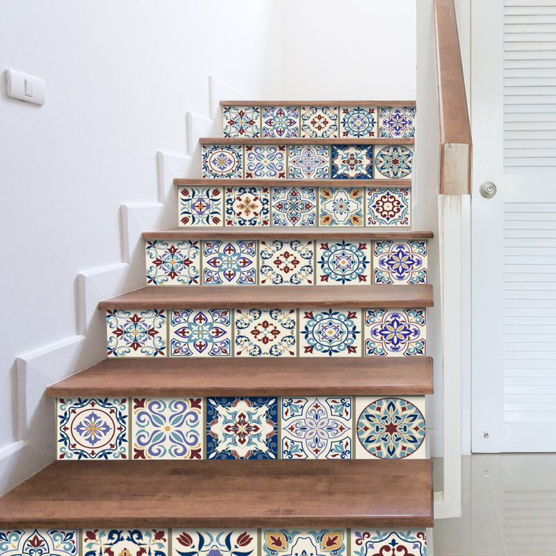 Autocollant d'aspect carrelage