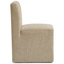 Upholstered Dining Chairs With Casters, Modern Single Sofa Chair With Slient Wheels For Living Room, Arrived Assembed(6Pc, Oatmeal)-542491800-550147379