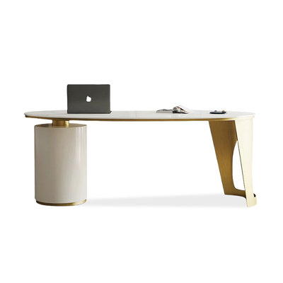 Bureau de direction avec tiroirs Gold