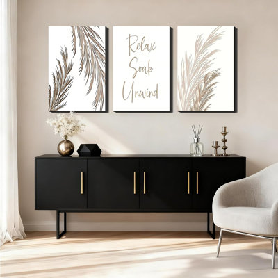 3 Piece Wrapped Canvas Print