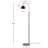 Brazelton 59.5'' Black/Gold Task Floor Lamp
