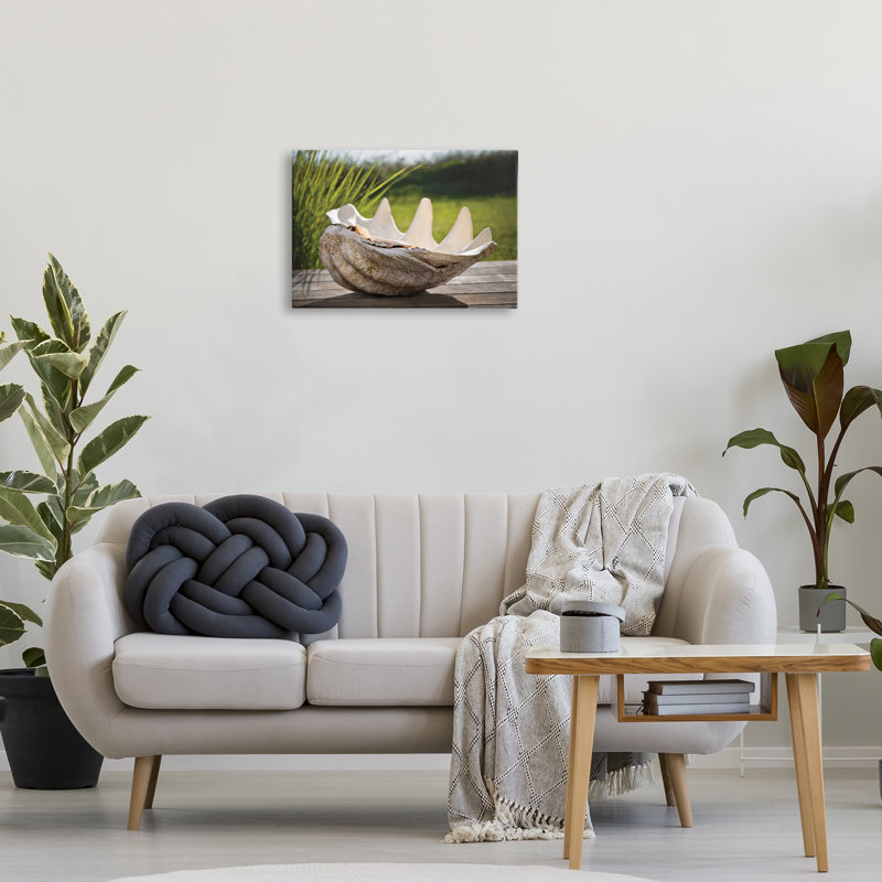 Toile de coquillage Sea Treasure, design par Seven Trees Design, H 16 po x l 24 po