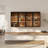 Sayler 31.5" W Manufactured Wood/ Aluminum and Glass Curio Cabinet