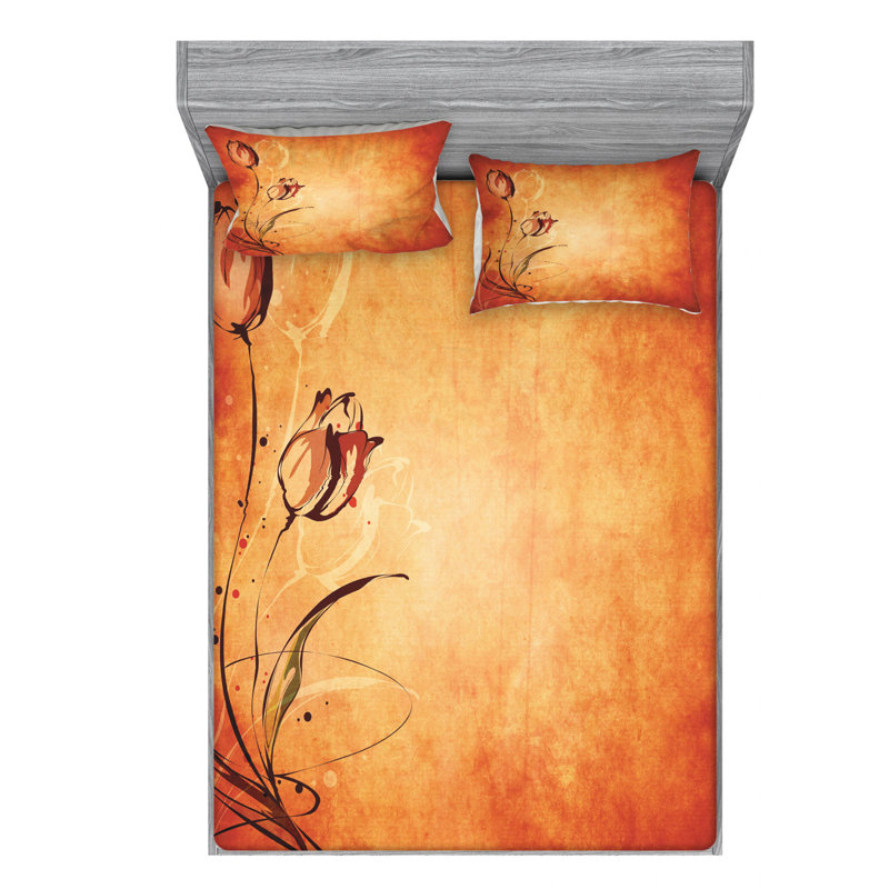 Microfiber Sheet Set, Full Sheet Set with Fitted Sheet