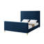 Lit plateforme moderne en velours pour chambre Inza-583968184-583968191