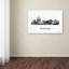 «Roanoke Virginia Skyline WB-BW» par Marlene Watson, impression sur toile tendue-19536648