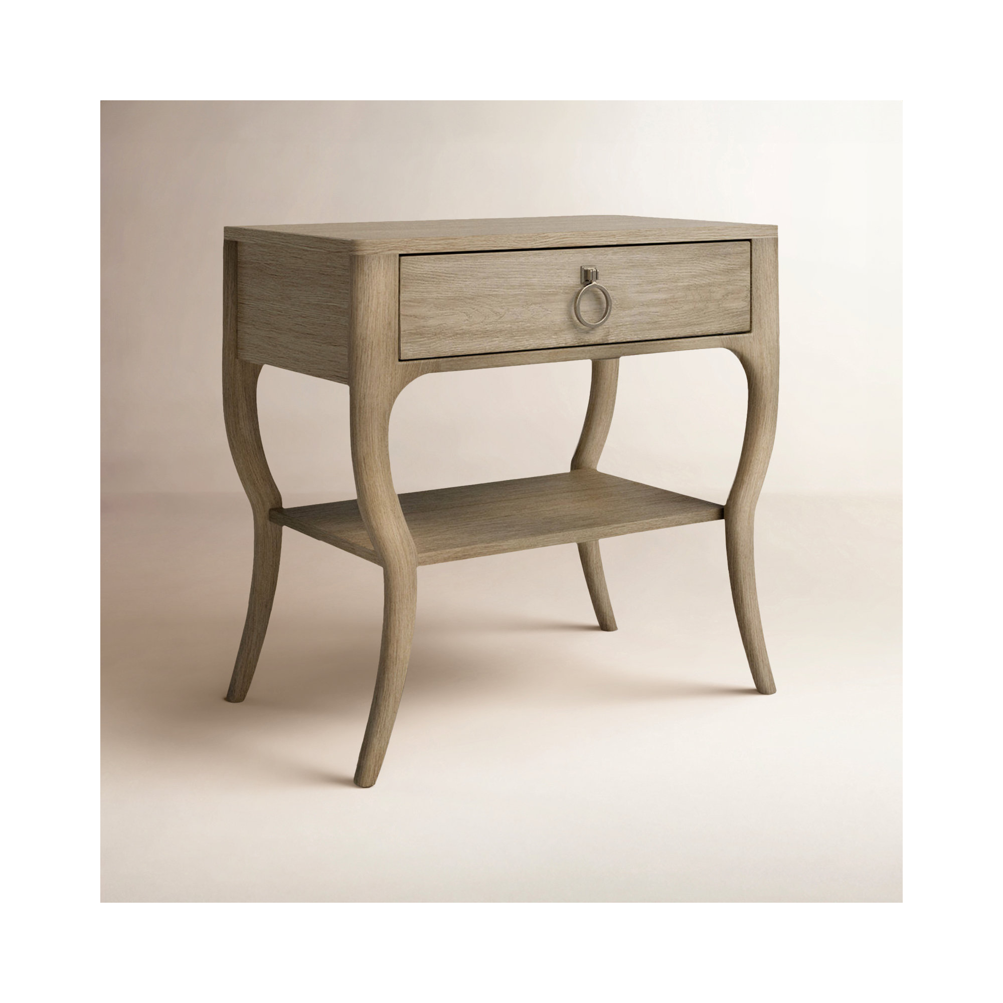 Regan 1 - Drawer Nightstand, Natural