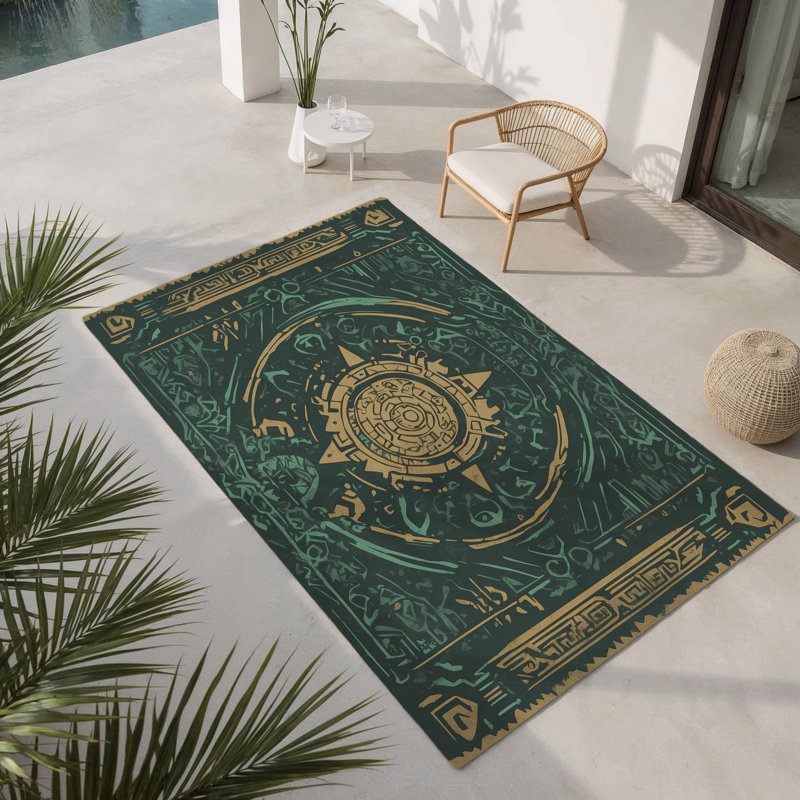 Tapis intérieur et extérieur Path Of Light, Rectangle 9 pi x 12 pi