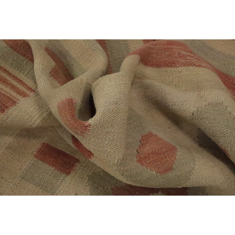 Tapis géométrique en laine 5 x 7