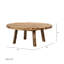Table basse en bois pour l'extérieur, 35,6 x 35,6 x 14,6 po