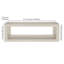 Table basse rectangulaire en aulne de 47 po Stellan Analisia-2094459593