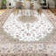 Intricately Hand Woven Wool Floral Area Rug-62230180
