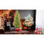 Arbre de Noël mince de 7 pi avec 400 lumières à DEL blanc chaud, installation rapide pour les entrées, apparence réaliste ornée de 1180 pointes Pe +, coins de support d'espace