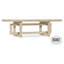 Table basse commerciale et rectangulaire