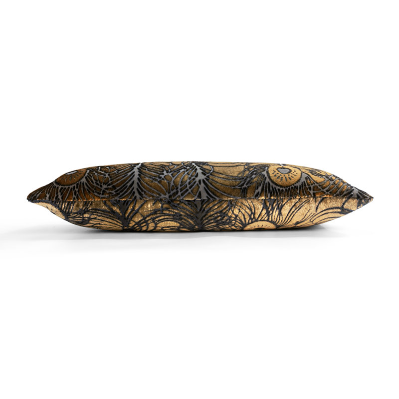  Velvet Rectangle Pillow Cover & Insert, Copper Ivy