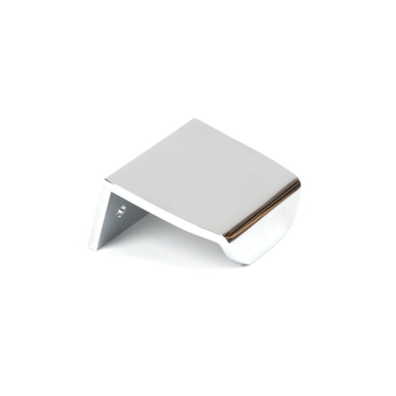 Polished Nickel 50Mm Moore Edge Pull, 3 cm, Polished Chrome