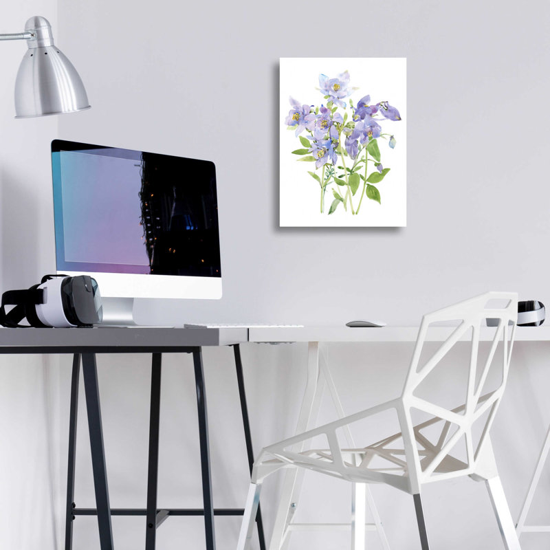 «Columbine Spray I» par Tim O'Toole, H 16 po x l 12 po x P 0,13 po