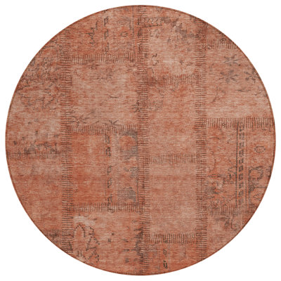 Mekya Flatweave Patchwork Indoor / Outdoor Rug