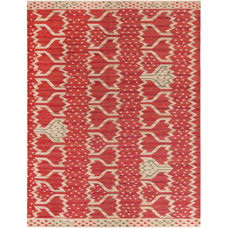 One-of-a-Kind 8'1" X 10'2" Flatweave Area Rug