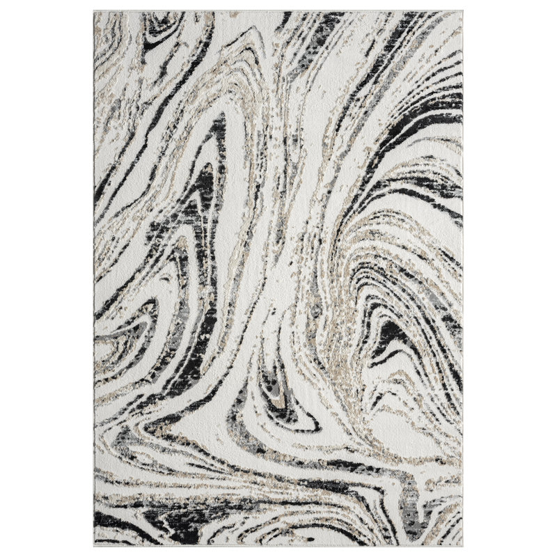 Tapis Marble, Rectangle 7 pi 7 po x 10 pi