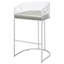 Chaise de bar rembourrée (ensemble de 2)