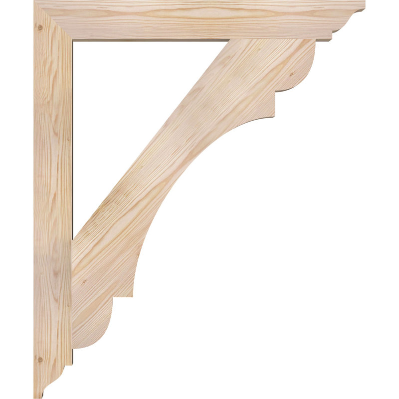 Support olympique traditionnel, Douglas (lisse), H 36 po x l 3,5 po x P 30 po