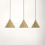 Castle 3 Light Steel Dimmable Pendant