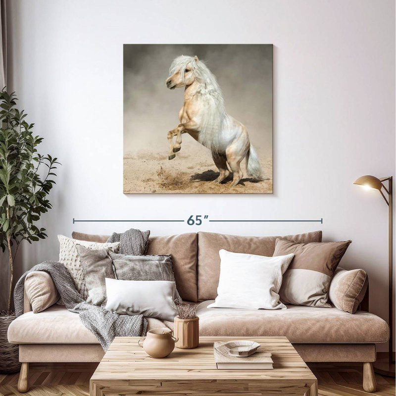 Brampt Palomino Miniature Horse, 39" H x 39" W