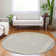 Machine Washable Indoor/Outdoor Christain ACN1401 Gray Rug