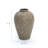 Rustic Brown Terracotta 14.6-Inch Tall Urn Vase