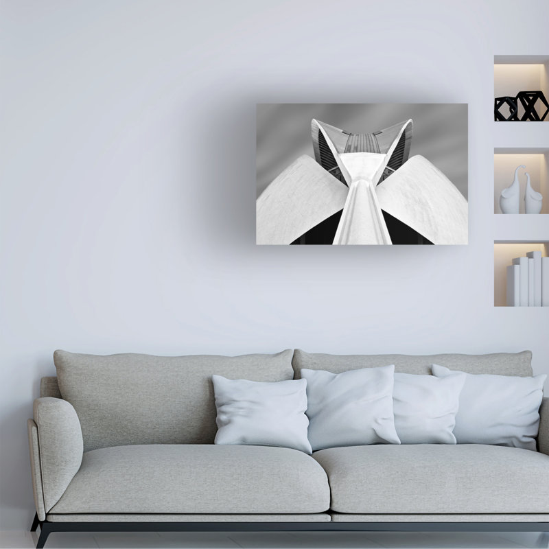 Toile tendue - Alida Van Zaane, art mural «Calatrava» pour le salon, la chambre à coucher ou le bureau - 30 x 47