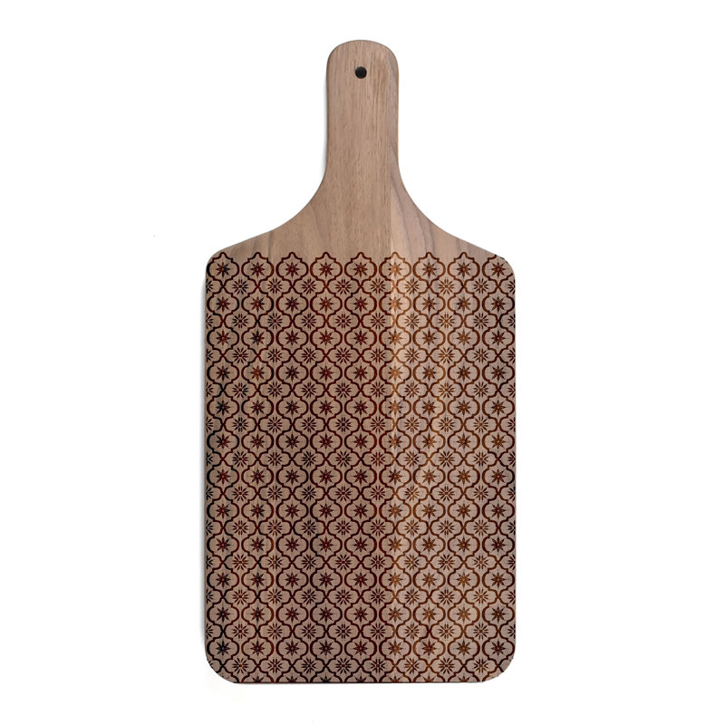 Planche à découper géométrique, Bois