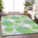 Premium Machine Washable Lisse Lime Rug