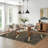 Washable Rugs for Living Room Boho Area Rugs Diamond Print Non Slip Large Kids Bedroom Carpet Farmhouse Indoor Stain Resistant Carpet for Dining Room Playroom-886807322
