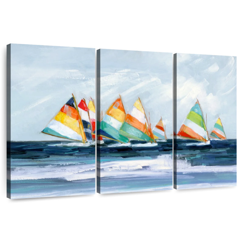 Mehar Summer Regatta Colors, H 48 po x l 74 po