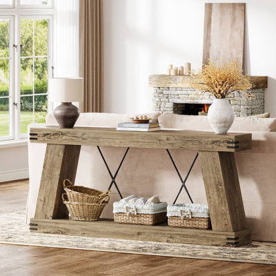 70.9" Farmhouse Console Table