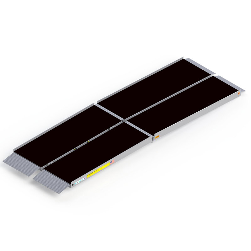 EZ-ACCESS SUITCASE TRIFOLD Portable Ramp with Surface That Resists Slips, 6' L