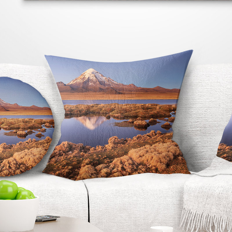 Coussin Sajama National Park, Bolivie, 16 po x 1 po, Coussin décoratif